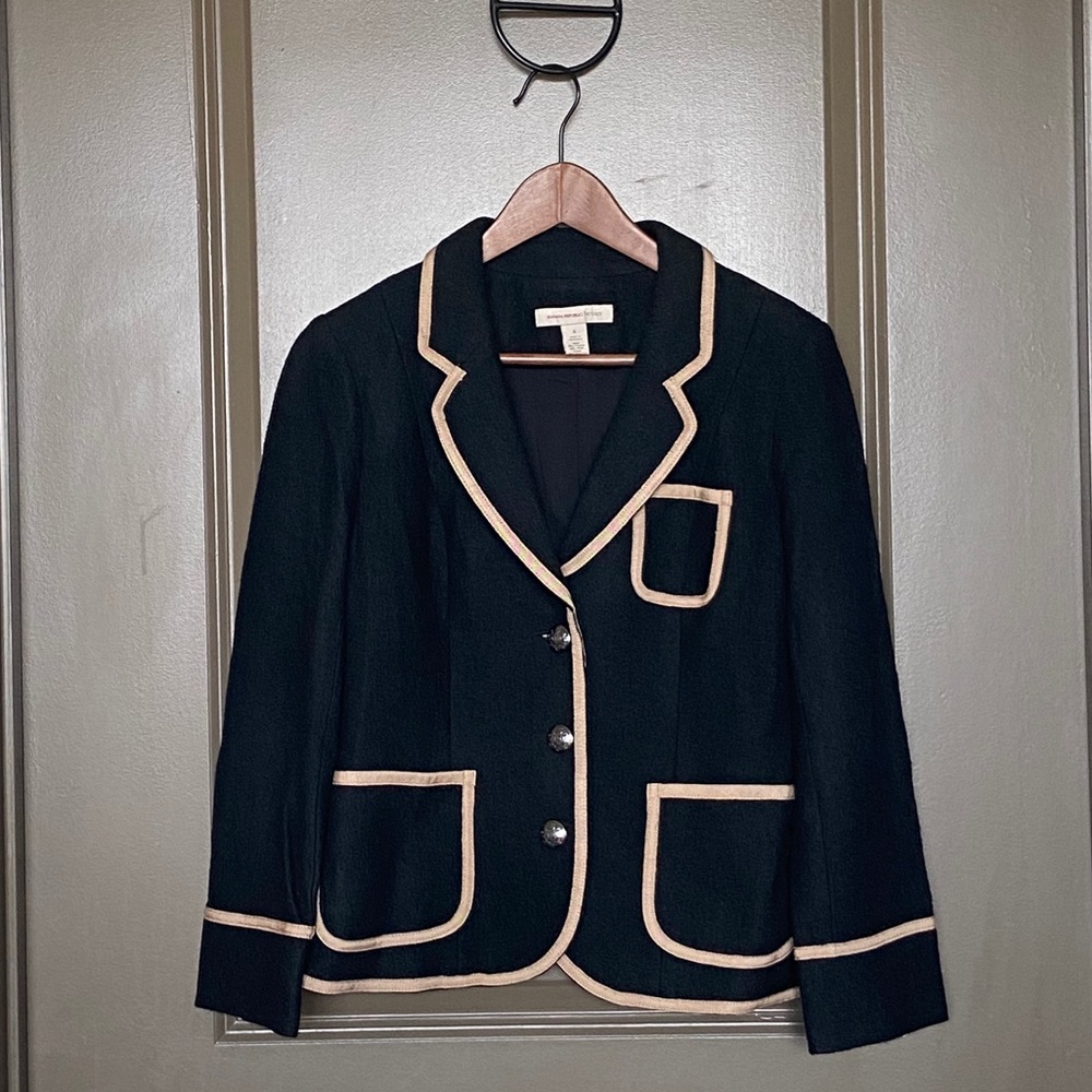 💜 Banana Republic Heritage Wool Blazer